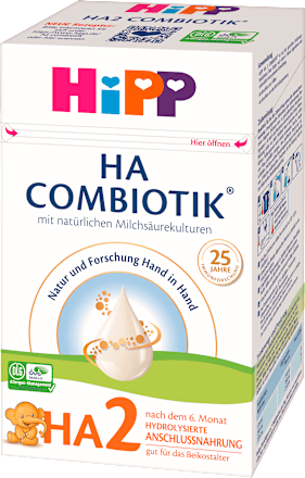 HA Combiotik 2 – mliječna hrana za bebe, 6+ mj. HiPP