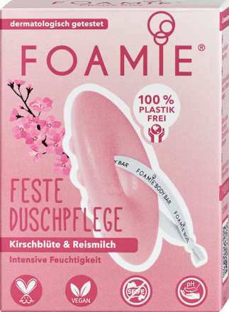 Festes Duschgel Kirschblüte & Reismilch Foamie