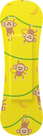 Pflaster Kids Sensitive Jungle Animals Wild Stripes