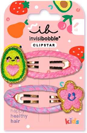 Detské sponky do vlasov - avokádo a hviezda invisibobble