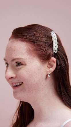 Haarspangen Barrette 'Too Glam to Give a Damn' invisibobble
