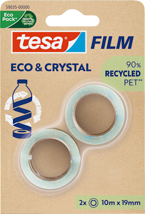 Klebeband Film Eco & Crystal Nachfüllrollen tesa