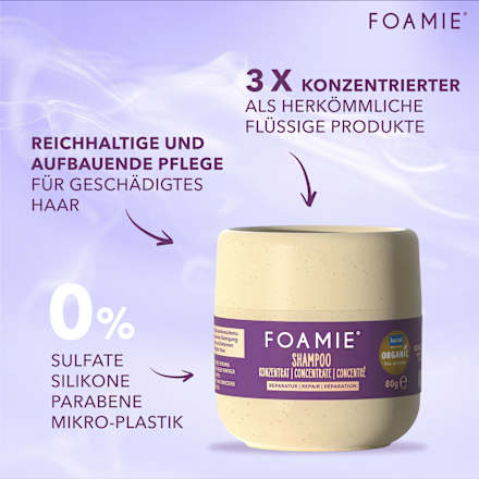 Shampoo Konzentrat Reparatur Foamie