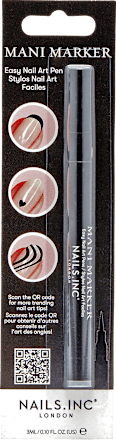 Nageldesign Stift Mani Marker Black NAILS.INC