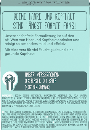 Festes Shampoo Trockenes Haar Foamie