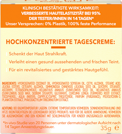 Feste Tagescreme mit Vitamin C Foamie