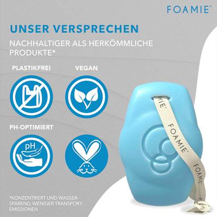 Festes Duschgel Men Wasserminze & Zitrone 3in1 Foamie