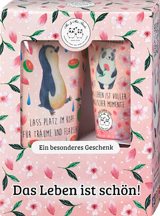 Das Leben ist schön! Geschenkset Mr. & Mrs. Panda