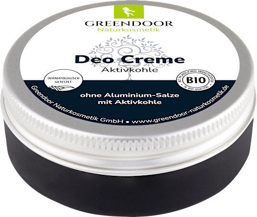 Deodorant Creme mit Aktivkohle Greendoor