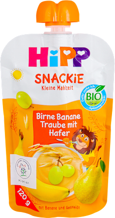 BIO Sport voćna zabava – kruška, banana, grožđe i ovas, 12+ meseci HiPP