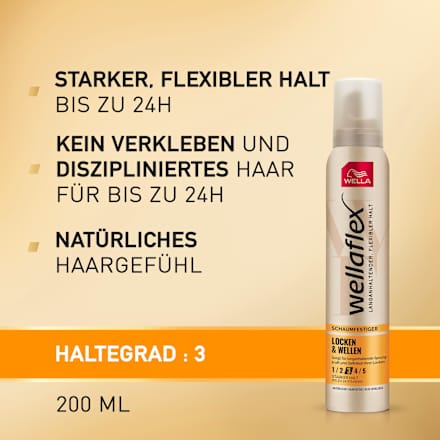 Locken & Wellen Schaumfestiger starker Halt wellaflex