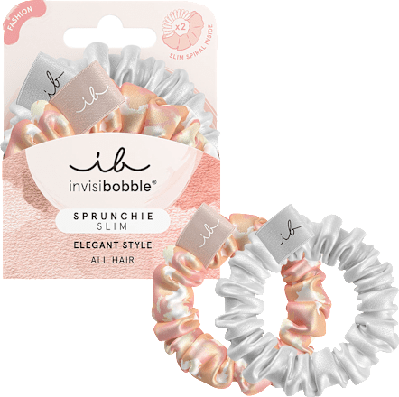 Elastico per capelli Slim Sprunchie Bella Chrome invisibobble