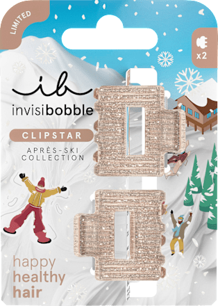 Geschenkset Weihnachten Après Ski Haarklammern Clipstar 2tlg invisibobble