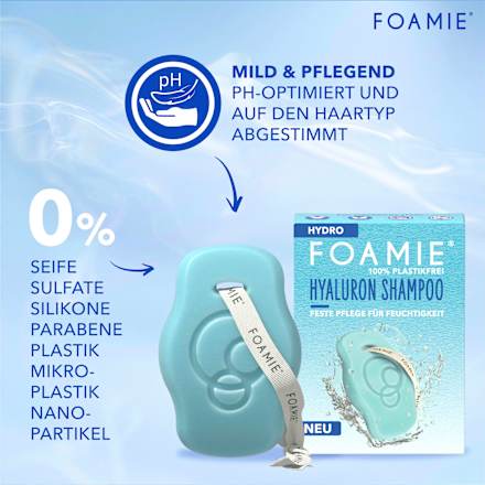 Festes Shampoo Hydro mit Hyaluron Foamie