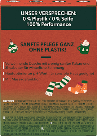  Festes Duschgel Winter-Dusche Foamie