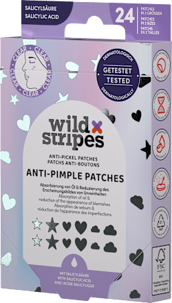 Anti Pickel Patches Holo Clear Wild Stripes