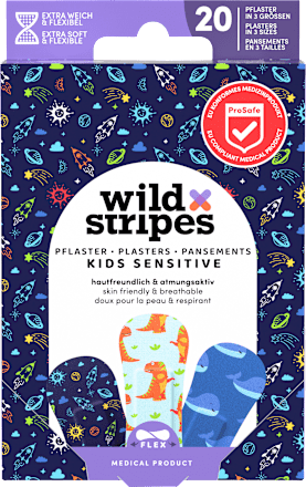 Pflaster Kids Sensitive Space Wild Stripes
