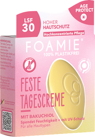 Feste Gesichtscreme Age Protect LSF 30 Foamie