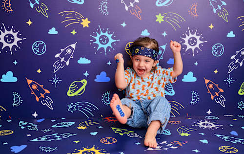 Pflaster Kids Sensitive Space Wild Stripes