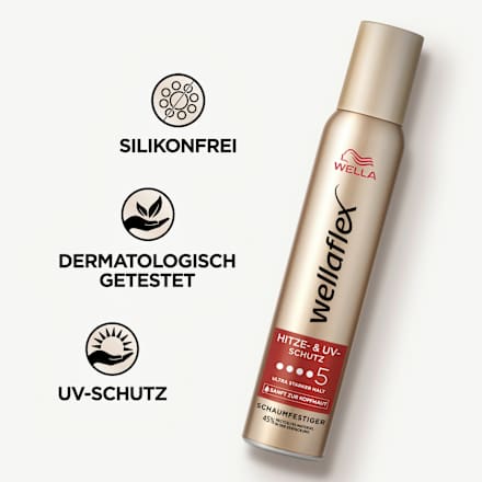 Schaumfestiger Hitze- & UV-Schutz, Ultra starker Halt wellaflex