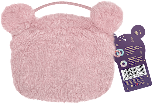 Geschenkset Pink Teddy Tasche 3tlg invisibobble