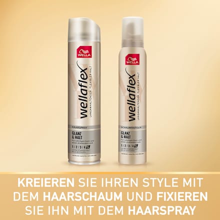 Haarspray Glanz & Halt wellaflex