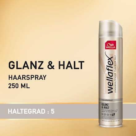 Haarspray Glanz & Halt wellaflex