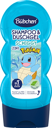 Kinder Duschgel & Shampoo 2in1 Pokemon Schiggy Bübchen