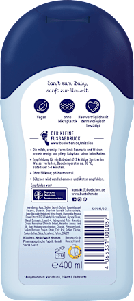 Baby Badezusatz Creme Pflegebad Bübchen
