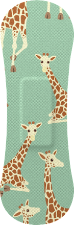 Pflaster Kids Sensitive Jungle Animals Wild Stripes
