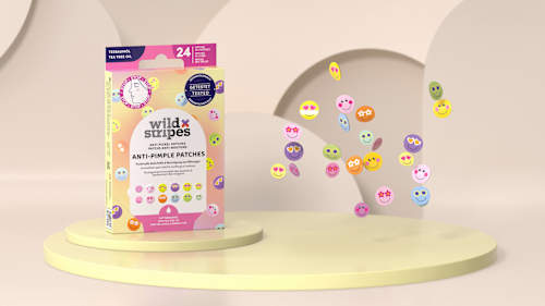 Anti Pickel Patches Smile Wild Stripes