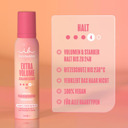 Schaumfestiger Extra Volume invisibobble