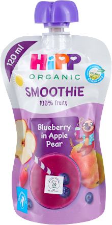 HiPPis SMOOTHIE - borovnica, jabuka i kruška, 1+ godina HiPP
