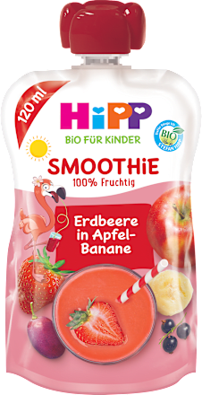 SMOOTHIE - jabuka, banana i crveno voće, 1+ godina HiPP