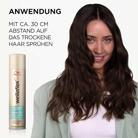 Haarspray Invisible Hold, Extra starker Halt wellaflex