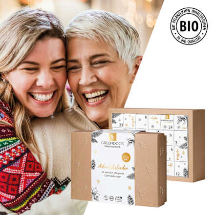 Adventskalender 2024 mit 24 natürlich pflegenden Überraschungen Greendoor