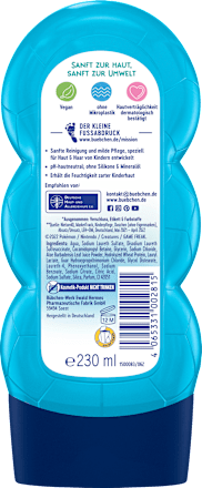 Kinder Shampoo & Duschgel  2in1 Schiggy Pokémon  Bübchen