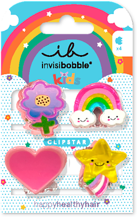 Detské štipce do vlasov - akrylové invisibobble