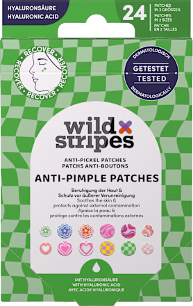 Anti Pickel Patches Groovy Protect Wild Stripes