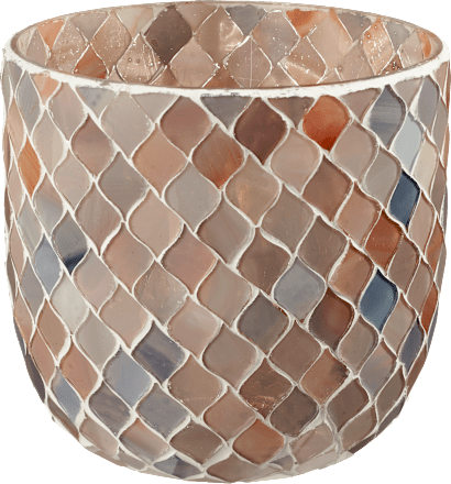 Glaswindlicht, Mosaik, blau-grau, gerade Form BOLTZE