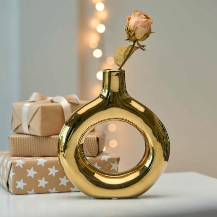Vase, gold BOLTZE