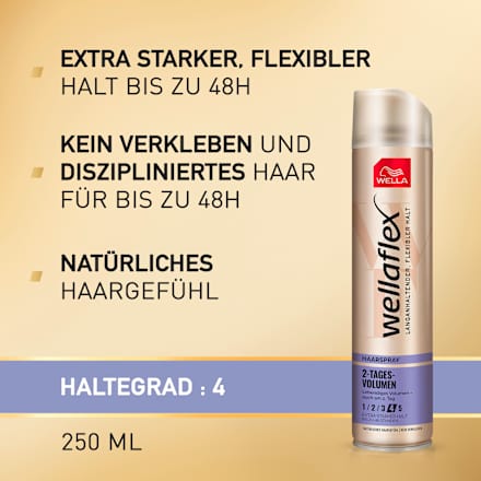 Haarspray 2-Tages-Volumen wellaflex