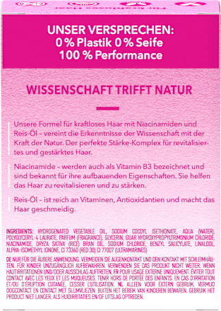 Festes Shampoo Strength mit Niacinamiden Foamie