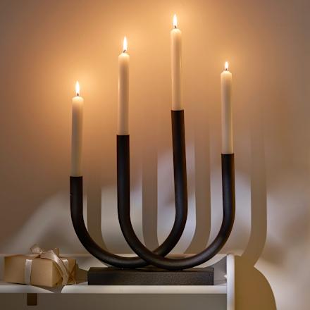 Kerzenhalter Tonis, schwarz BOLTZE