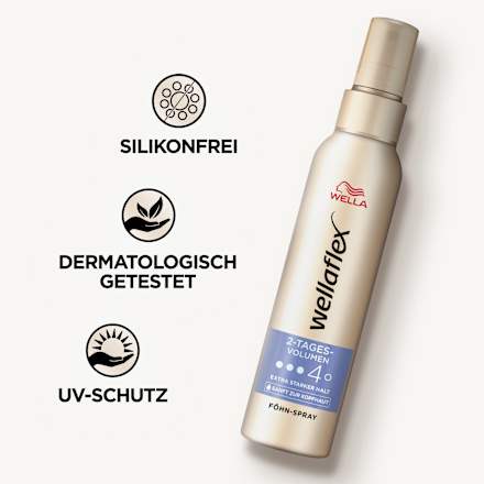 Föhn-Spray 2-Tages-Volumen wellaflex