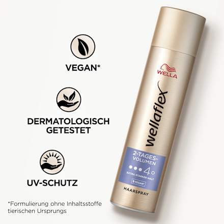 Haarspray 2-Tages-Volumen, Extra starker Halt, Reisegröße wellaflex