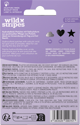 Anti Pickel Patches Holo Clear Wild Stripes