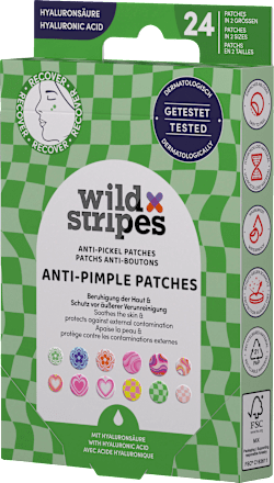 Anti Pickel Patches Groovy Protect Wild Stripes