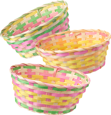 Osterkorb oval, pastell BOLTZE