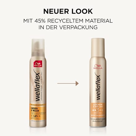 Schaumfestiger Locken & Wellen, Starker Halt wellaflex